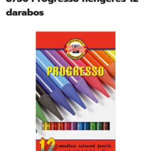 Színes ceruza KOH-I-NOOR 8756 Progresso hengeres 12 darabos