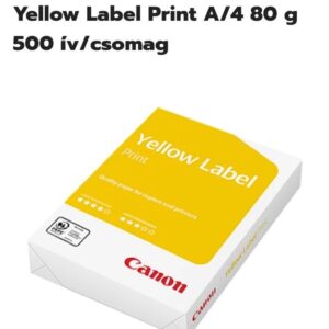 Fénymásolópapír CANON Yellow Label Print
